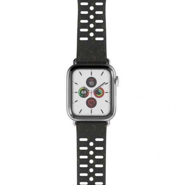 Pela Apple Watch 44/45/46mm/Apple Watch Ultra Rem Vinrød Sort