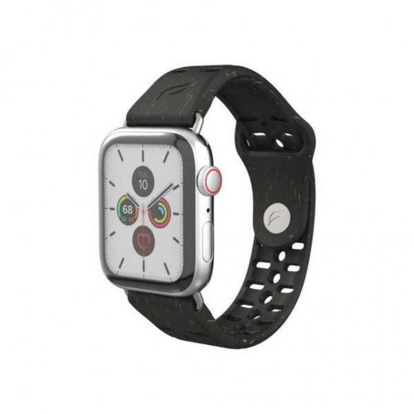 Pela Apple Watch 44/45/46mm/Apple Watch Ultra Rem Vinrød Sort