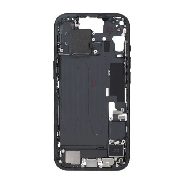 Mellemramme med smådele til iPhone 15 - Hvid OEM