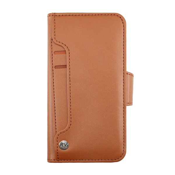 Rvelon iPhone 11 Cover 4 Kortrum Brun