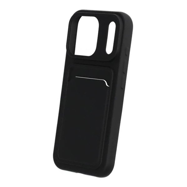 iPhone 17 Pro Cover Kortholder Sort