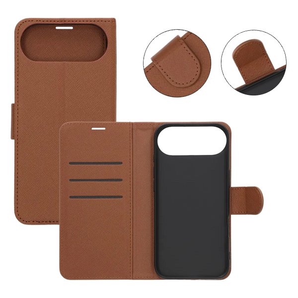 iPhone Air Cover med Stander Brun