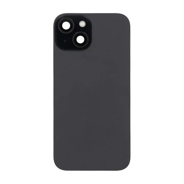 iPhone 15 Bagside Glas Komplet OEM - Sort
