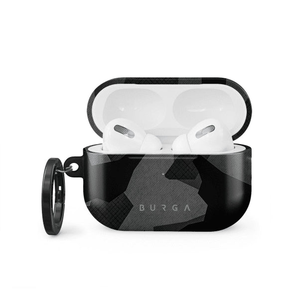 Burga AirPods Pro 2 Cover Design Night Black Camouflage