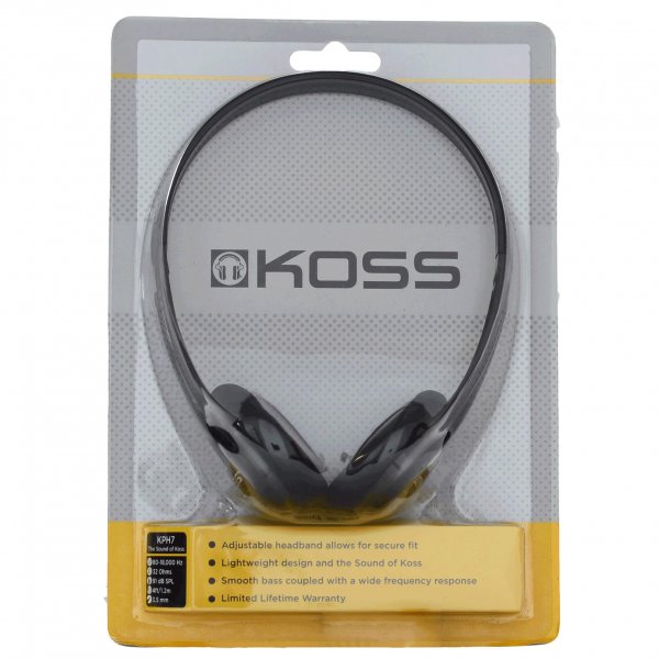 Koss Hovedtelefoner KPH7 On-Ear Sort