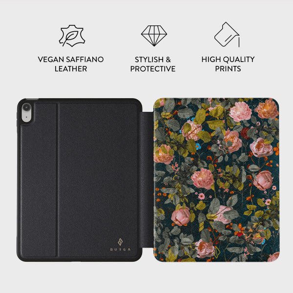 Burga iPad 10.9 (10. generation)/iPad 11 (A16) Folio Bloomy Garden