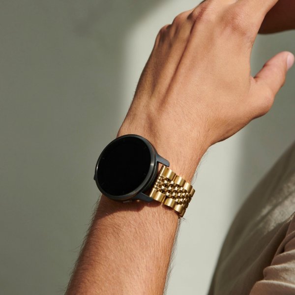 Burga Samsung Galaxy Watch 20 mm Rem Metal Guld
