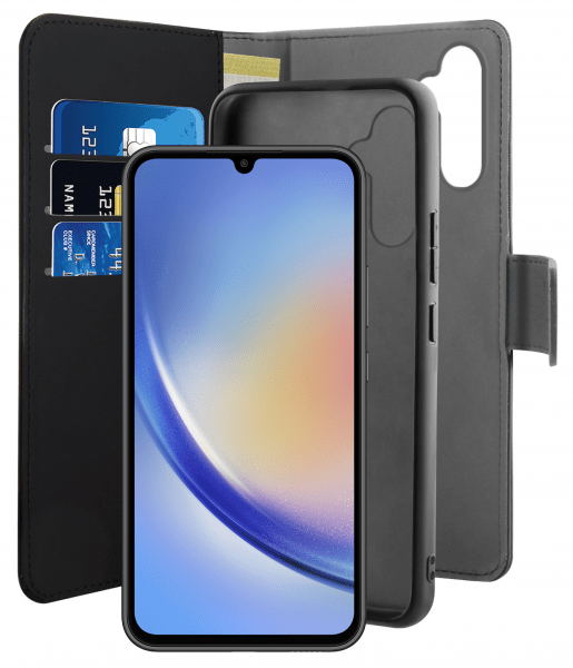 Puro Samsung Galaxy A34 5G Cover Wallet Detachable 2-i-1 Sort