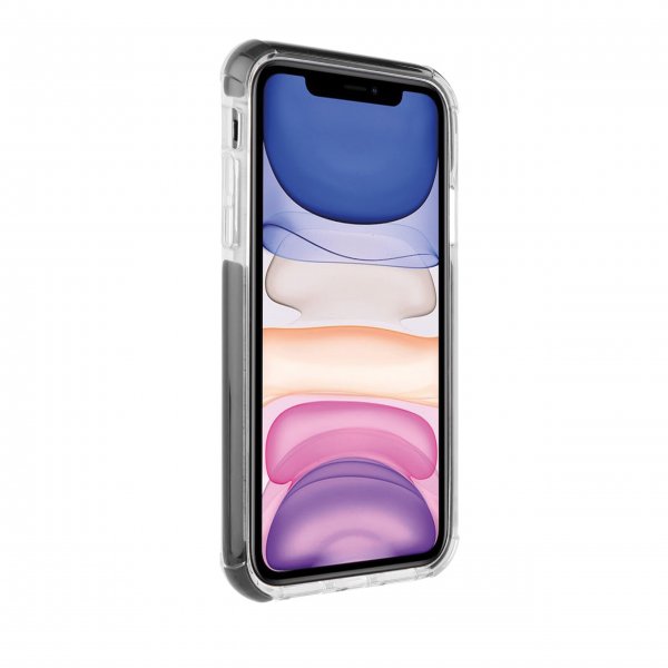 Vivanco iPhone 11 Cover Rock Solid Sort Transparent