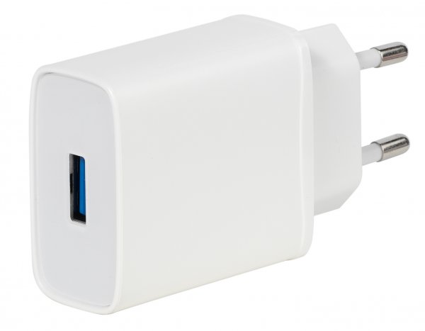 Vivanco Oplader QC 3.0 18W 1xUSB-A Hvid
