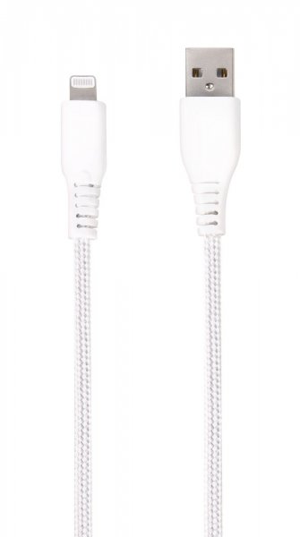 Vivanco Kabel Longlife Flettet USB-A/Lightning 1.5m Hvid