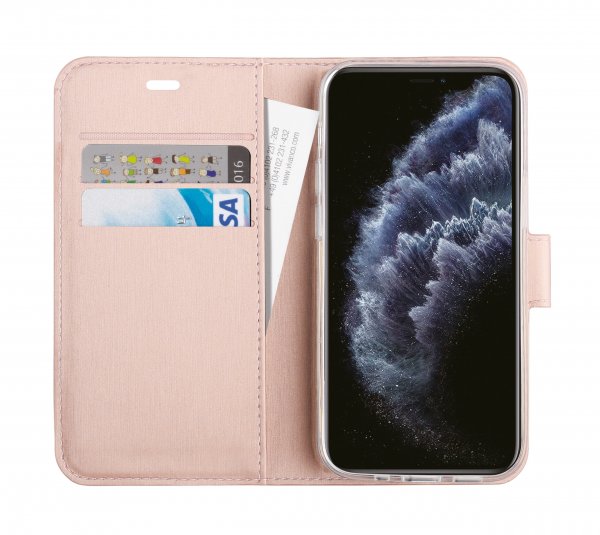 Vivanco iPhone 12 Pro Max Etui Classic Wallet Rosaguld