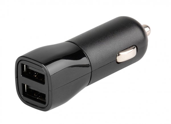 Vivanco Billader Fast Car Charger 2xUSB-A 17W Sort