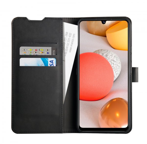 Vivanco Samsung Galaxy A22 5G Cover Classic Wallet Sort