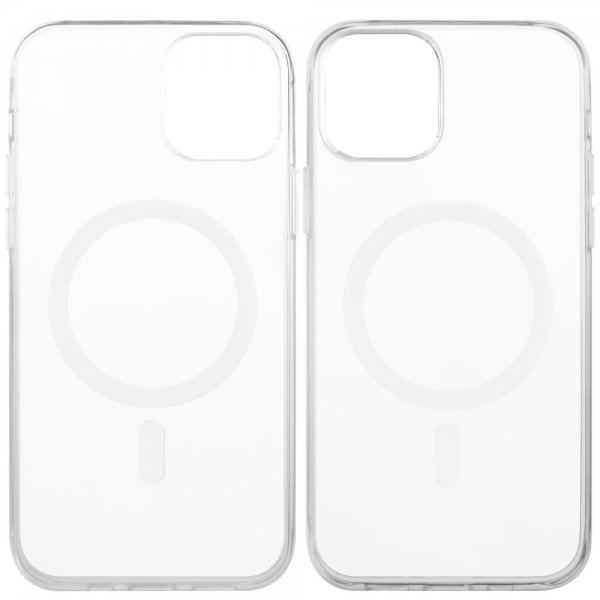 Vivanco iPhone 13 Mini Cover Mag Steady MagSafe Transparent