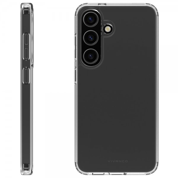 Vivanco Samsung Galaxy S24 Cover Safe & Steady Transparent