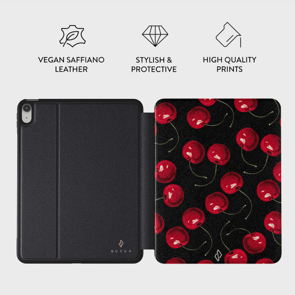 Burga iPad 10.9 (10. gen.)/iPad 11 (A16) Folio Cherrybomb