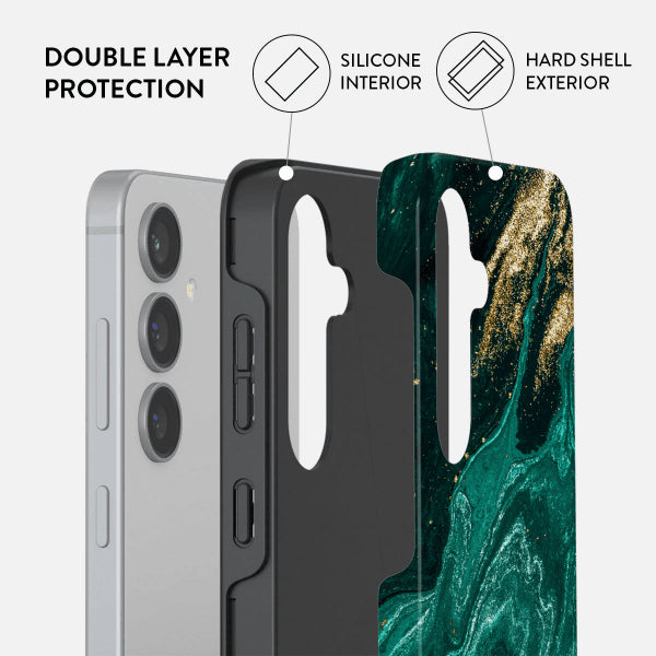 Burga Samsung Galaxy S24 FE Cover Tough Emerald Pool
