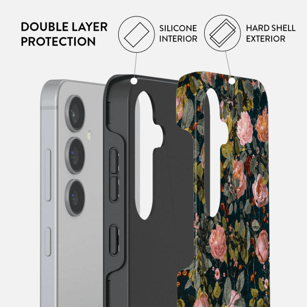 Burga Samsung Galaxy S24 Cover Tough Bloomy Garden