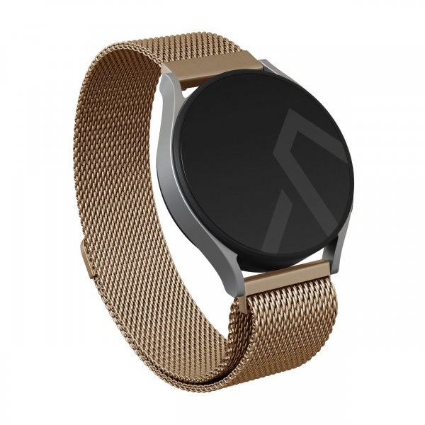 Burga Samsung Galaxy Watch 20mm Rem Metal Mesh Guld
