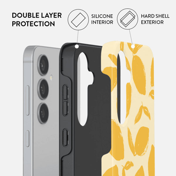 Burga Samsung Galaxy S24 FE Cover Tough Lemon Tart