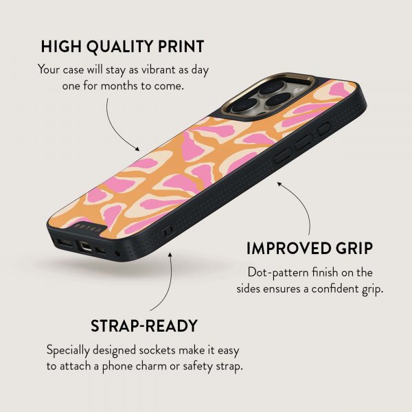 Burga iPhone 15 Plus Cover Elite Dark MagSafe Aloha