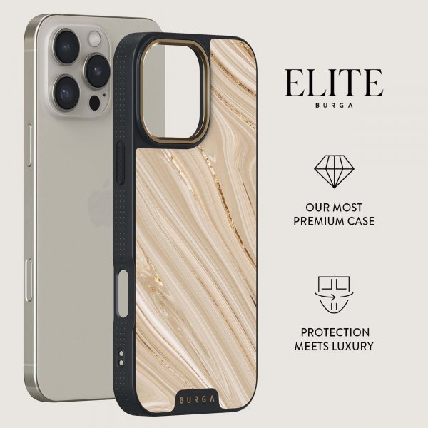 Burga iPhone 16 Pro Max Cover Elite Dark MagSafe Full Glam