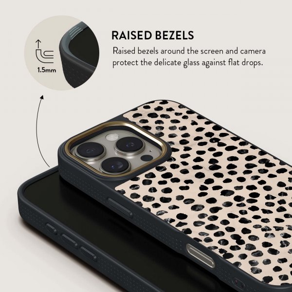 Burga iPhone 16 Cover Elite Dark MagSafe Almond Latte