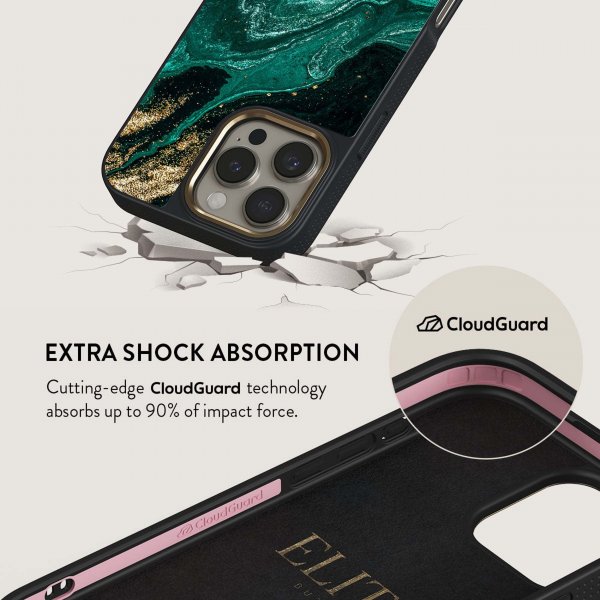 Burga iPhone 16 Pro Max Cover Elite Dark MagSafe Emerald Pool