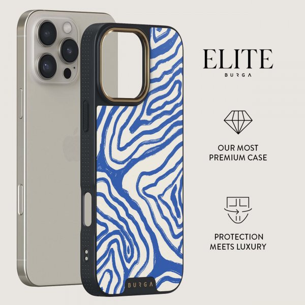 Burga iPhone 15 Plus Cover Elite Dark MagSafe Seven Seas
