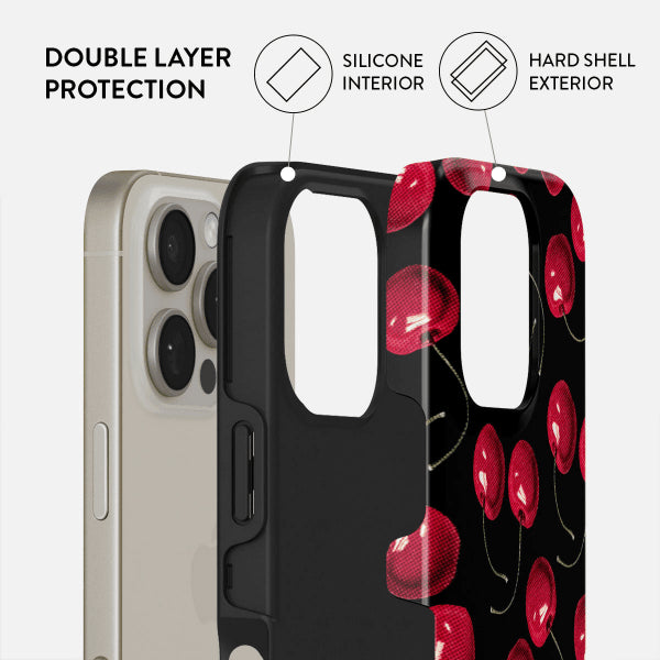 Burga iPhone 16 Pro Cover Tough MagSafe Cherrybomb