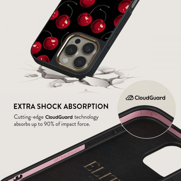 Burga iPhone 16 Pro Max Cover Elite Dark MagSafe Cherrybomb