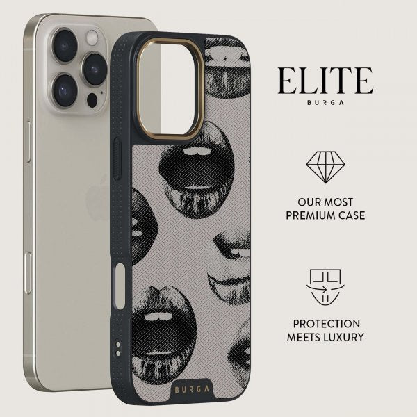 Burga iPhone 14 Cover Elite Dark MagSafe Next Mistake