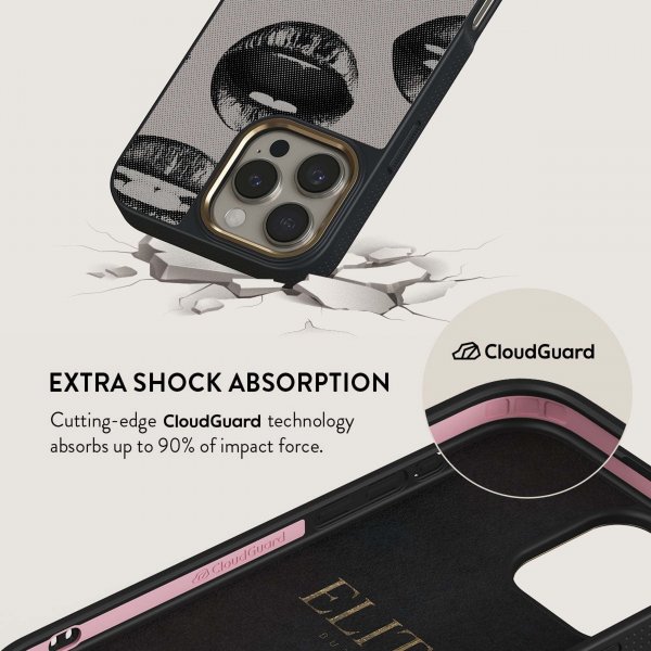 Burga iPhone 15 Pro Cover Elite Dark MagSafe Next Mistake