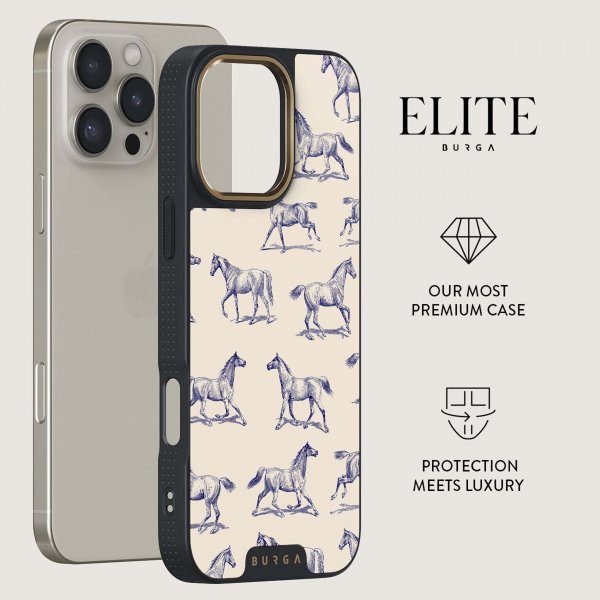 Burga iPhone 14 Cover Elite Dark MagSafe Derby Race