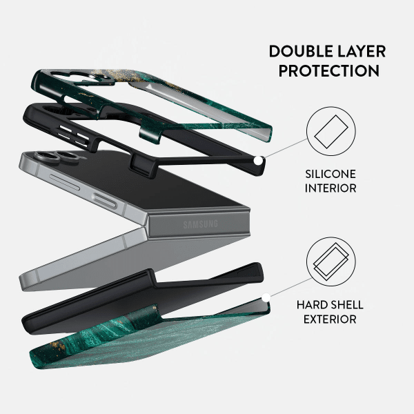 Burga Samsung Galaxy Z Flip 6 Cover Tough Emerald Pool