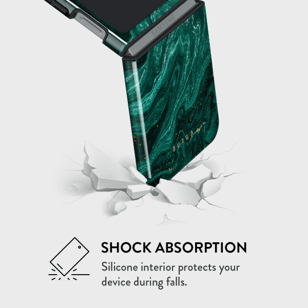 Burga Samsung Galaxy Z Flip 6 Cover Tough Emerald Pool