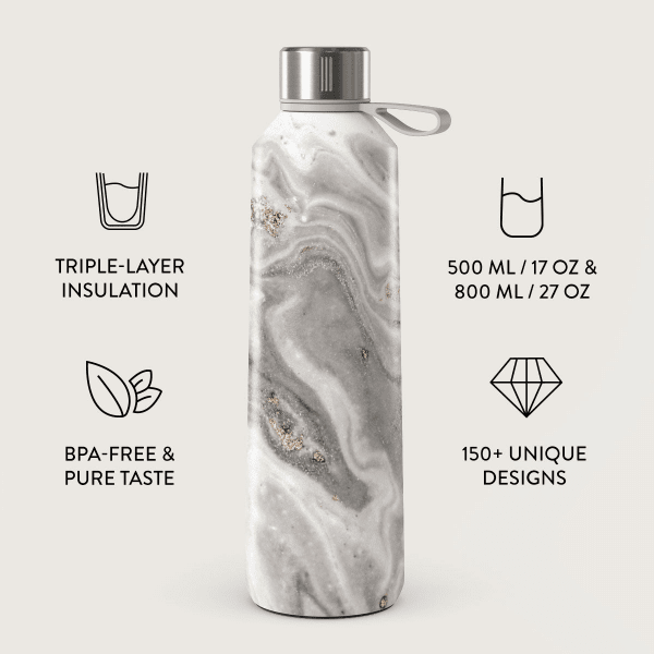 Burga Flaske Termo 800 ml Snowstorm