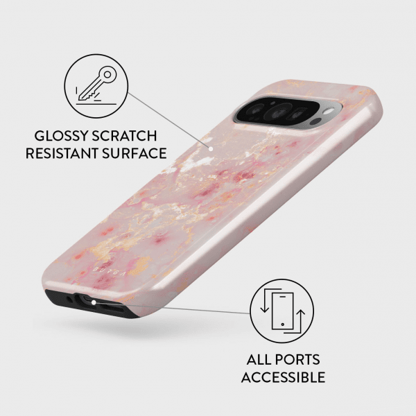 Burga Google Pixel 9 Pro XL Cover Tough Golden Coral