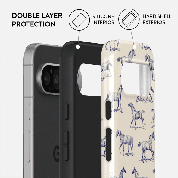 Burga Google Pixel 9/Pixel 9 Pro Cover Tough Derby Race