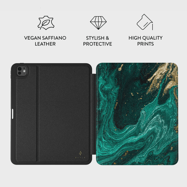 Burga iPad Pro 13 (M4/M5) Folio Emerald Pool