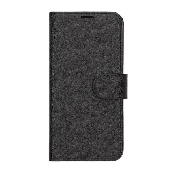Samsung Galaxy S25 Edge Cover med Kortlommer og Standerfunktion Sort
