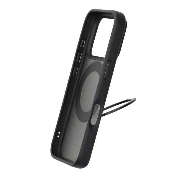 iPhone 17 Pro Cover Roterbart MagSafe Stativ Sort
