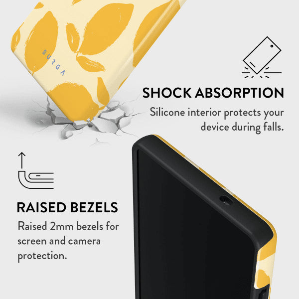 Burga Samsung Galaxy S25 Plus Cover Tough Lemon Tart