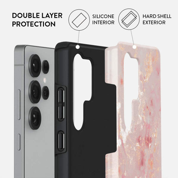 Burga Samsung Galaxy S25 Ultra Cover Tough Golden Coral