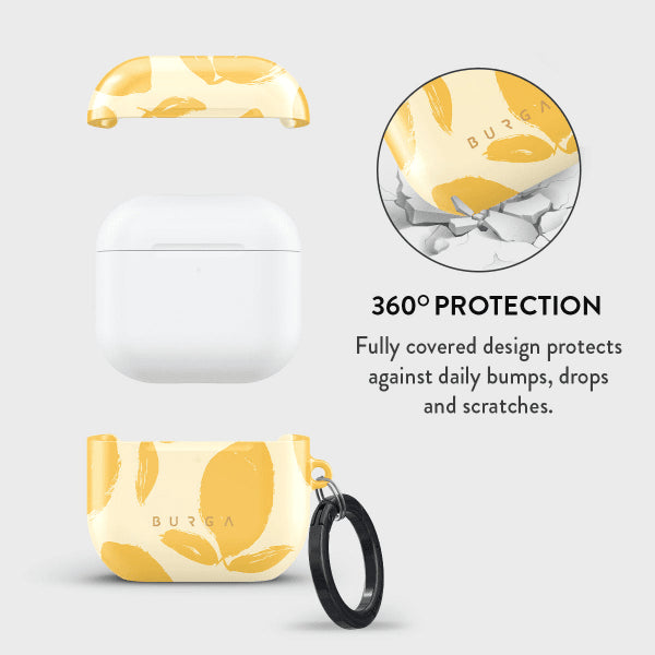 Burga AirPods 4 Cover Design Lemon Tart