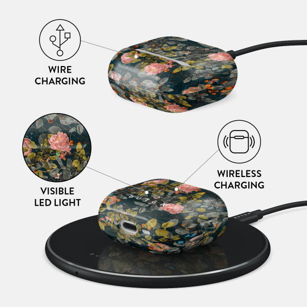 Burga AirPods 4 Cover Design Bloomy Garden