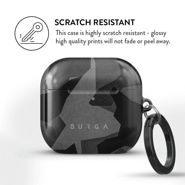 Burga AirPods 4 Cover Design Night Black Camo