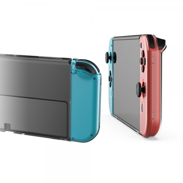 Dobe 3-i-1 Gennemsigtigt Cover til Nintendo Switch OLED