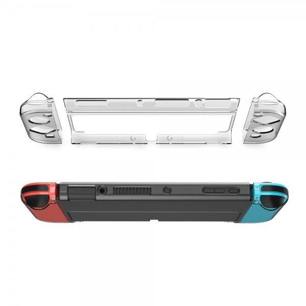 Dobe 3-i-1 Gennemsigtigt Cover til Nintendo Switch OLED